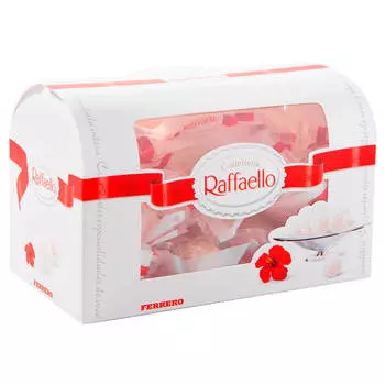 Конфеты Raffaello 240г т-24 сундучок Ferrero