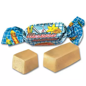 Конфеты школьные молочные ТАКФ