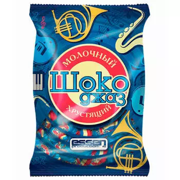 Конфеты шокоджаз 200г молочный пакет эссен продакшн