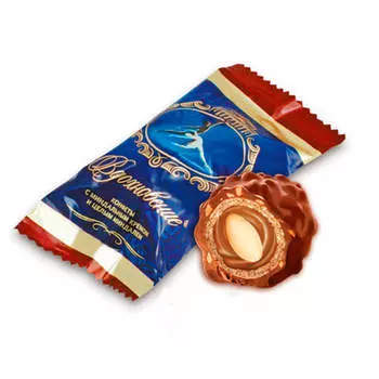 Конфеты вдохновение с миндальным кремом и целым миндалем бабаевский