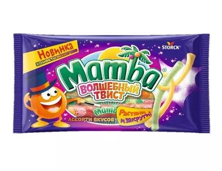 Конфеты жев. мамба 75 г волшебный твист