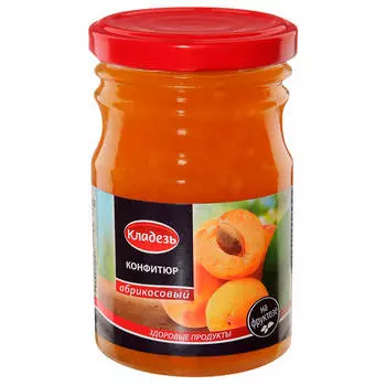 Конфитюр Кладезь 210г на фруктозе абрикосовый
