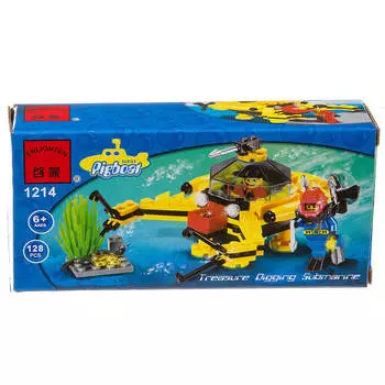 Конструктор Enlighten Brick 128 деталей подводный мир искатель сокровищ 1214/г26174