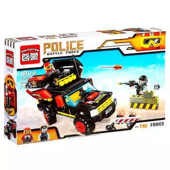 Конструктор Enlighten Brick 240 деталей полиция 1909/г78516