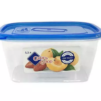 Контейнер 1,1л прямоугольный для пищевых продуктов REC 2-3/col