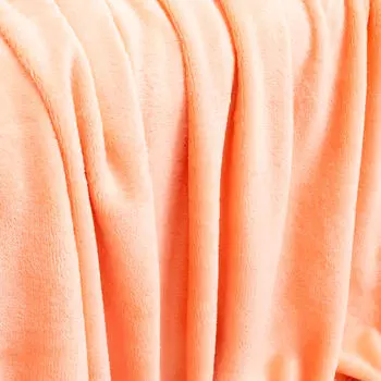 Плед микрофибра Plain персиковый 200*220