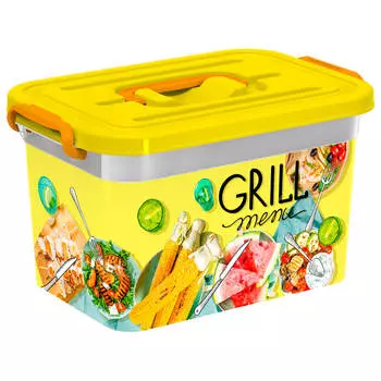 Контейнер для шашлыка 6.5 л полимербыт гриль меню 438099600