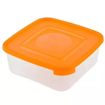 Контейнер для свч 0,7л Полимербыт Квадратный 4364000