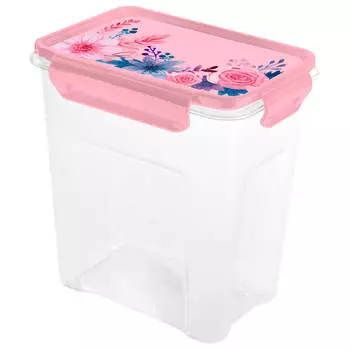 Контейнер для свч 1,8л Полимербыт весеннее очарование 4376361
