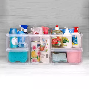 Контейнер универсальный 2,65 л эконова ролли 15*26,6*8,7см бесцветный 433218301