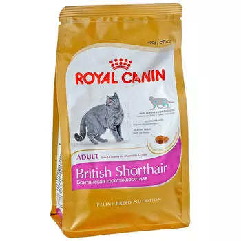 Корм для кошек Royal Canin 400г для британских короткошерстных кошек с 12 месяцев