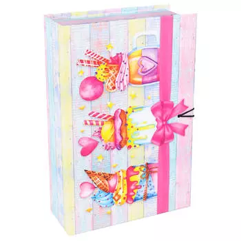 Коробка-книга Миленд сладости 12*18*5см кк-4834