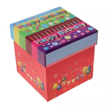 Коробка куб №2 14, 5*14, 5*14.5 см санвест