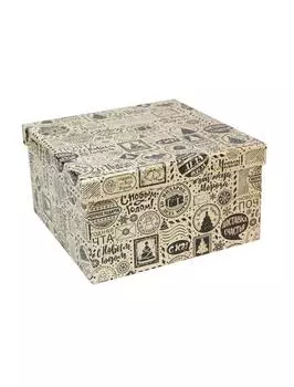 Коробка квадрат миленд почта под крафт 15, 5*15, 5*9 см нк-0552