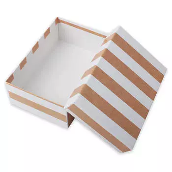 Коробка прямоугольник Миленд полосы 23,5*15,5*10см пп-1820