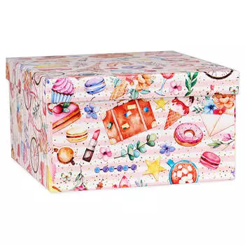 Коробка прямоугольник Миленд романтик 23,5*15,5*10см пп-6670