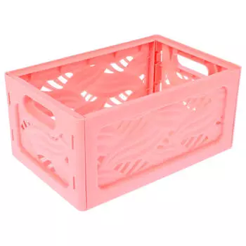 Корзина для хранения 32*24*13см Flavia нежно-розовая складная ас 23163000