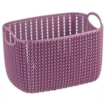 Корзинка вязание 4л пурпурный м 2380