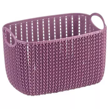 Корзинка вязание 7л пурпурный м 2381