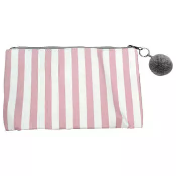 Косметичка Absolut Home розовые полоски малая h17-w18-m
