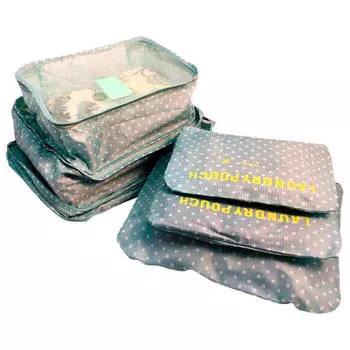 Косметички набор дорожный горох 6предметов 034-049