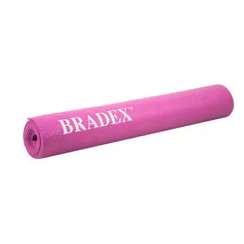 Коврик для йоги и фитнеса Bradex 173*61*0.3 розовый