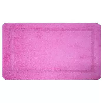 Коврик для ванной Клеопатра 50*80см микрофайбер розовый