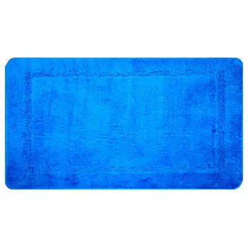 Коврик для ванной Клеопатра 50*80см микрофайбер голубой