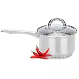 Ковш 2 л аттрибут симпл нержавеющая сталь стеклянная крышка ass071