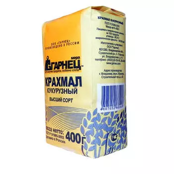 Крахмал кукурузный Гарнец 400г