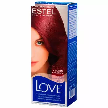Краска для волос Estel Love 6/5 бордо