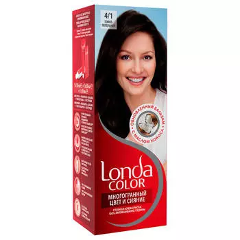 Краска для волос лондаколор крем 4/1 темно-пепельный