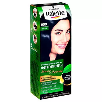 Краска для волос Palette фитолиния 900 черный