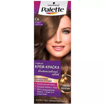 Краска для волос Palette холодный средне-русый с6