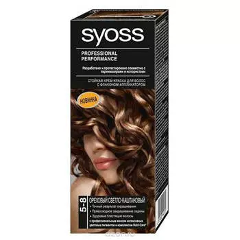 Краска для волос Syoss профессионал 5-8 ореховый светло-каштановый