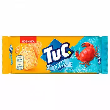 Крекер TuC 100г со вкусом краба крафт