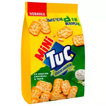 Крекер TuC мини 100г со вкусом сметаны и лука крафт