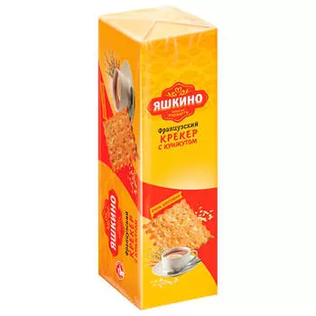 Крекер Яшкино 185г французский с кунжутом Яшкино