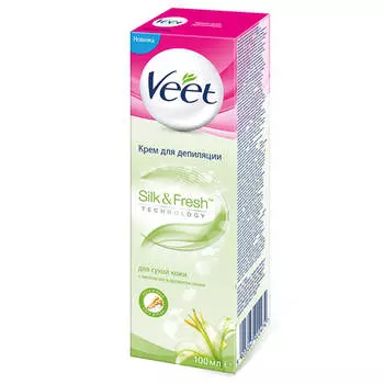Крем для депиляции Veet minima 100мл для сухой кожи