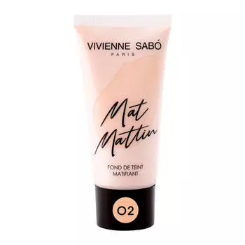 Крем для лица Vivienne Sabo тональный матирующий тон 02