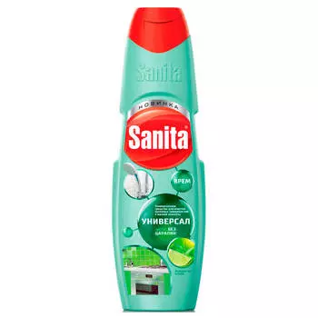 Крем Sanita 600 г универсал зеленый чай и лайм