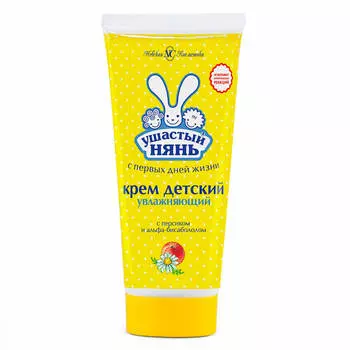 Крем ушастый нянь 100мл детский увлажняющий масло персика