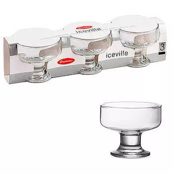 Креманка 80 мл 3 шт айсвиль Pasabahce psb 41016