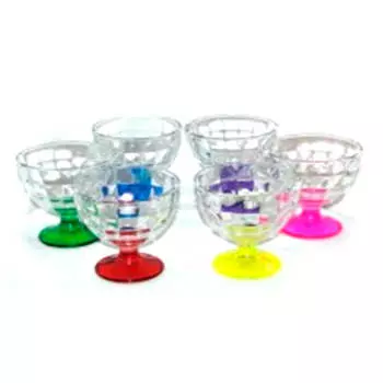 Креманка радуга цветная ножка