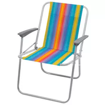 Кресло складное 4 Nika радужный кс4/р