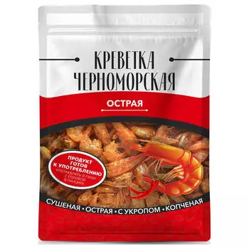Креветка черноморская 25 гр сушеная острая