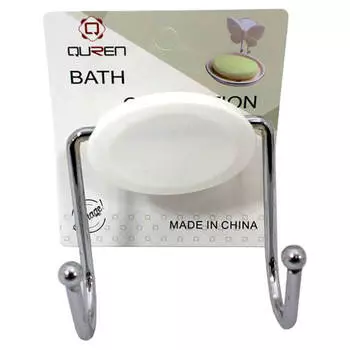 Крючок двойной 7,5см Absolut Home белый 5007