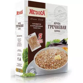 Крупа гречневая метака 5пак.*100г