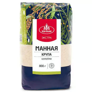 Крупа манная Агро-альянс 800г