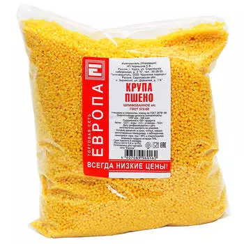 Крупа пшено Европа 800г шлифованное